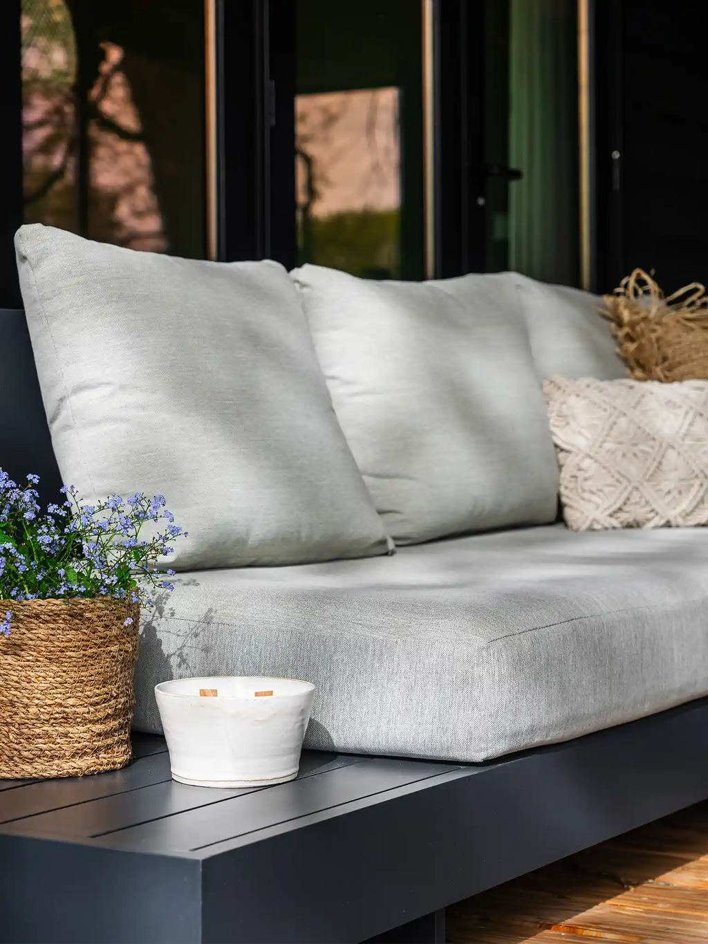 Grote kaars Peachy Cream