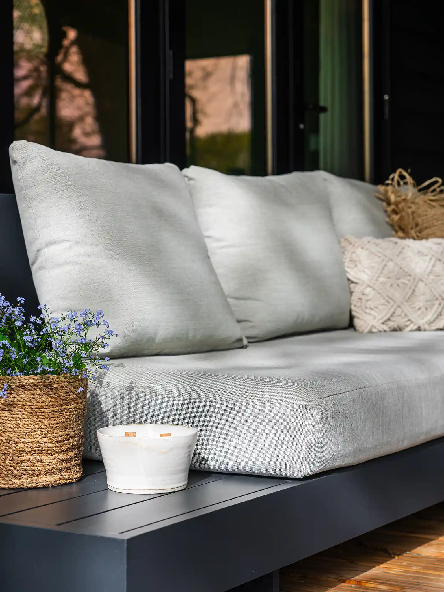 Grote kaars Peachy Cream