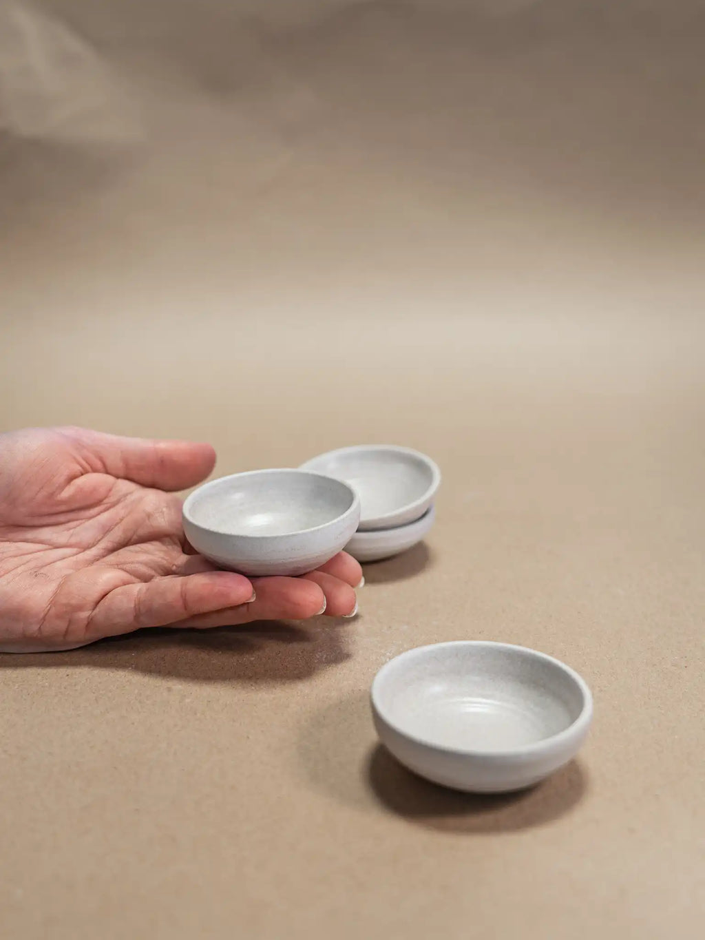 Mini schaaltje mat taupe