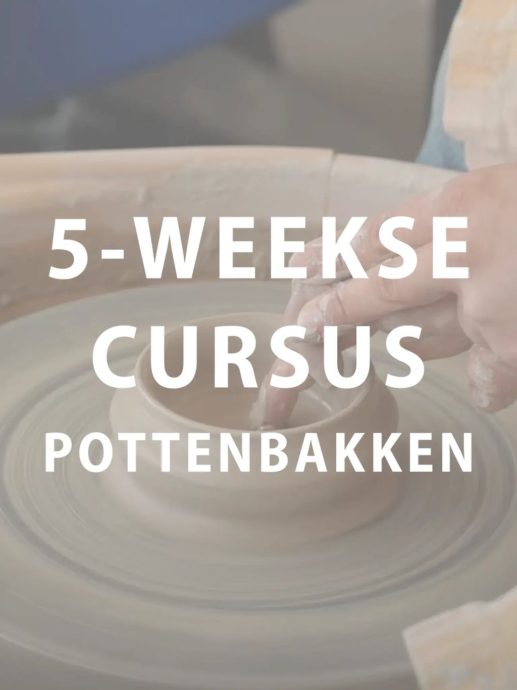 5-weekse cursus pottenbakken - dinsdag avond start 7 april