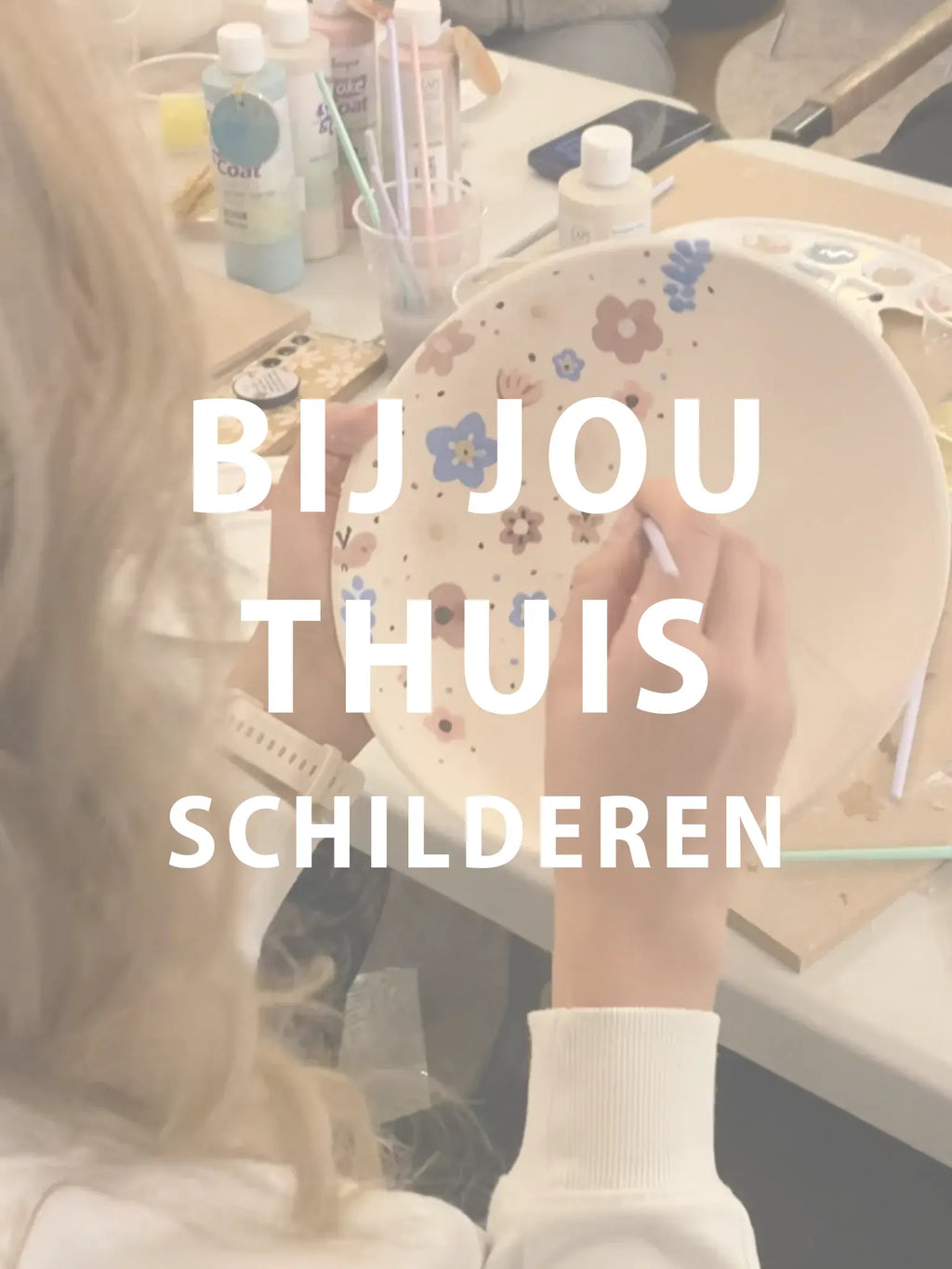 Workshop bij jou thuis: Keramiek schilderen